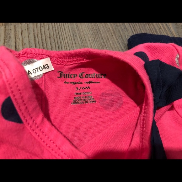 Juicy couture 3-6m set - Picture 2 of 2